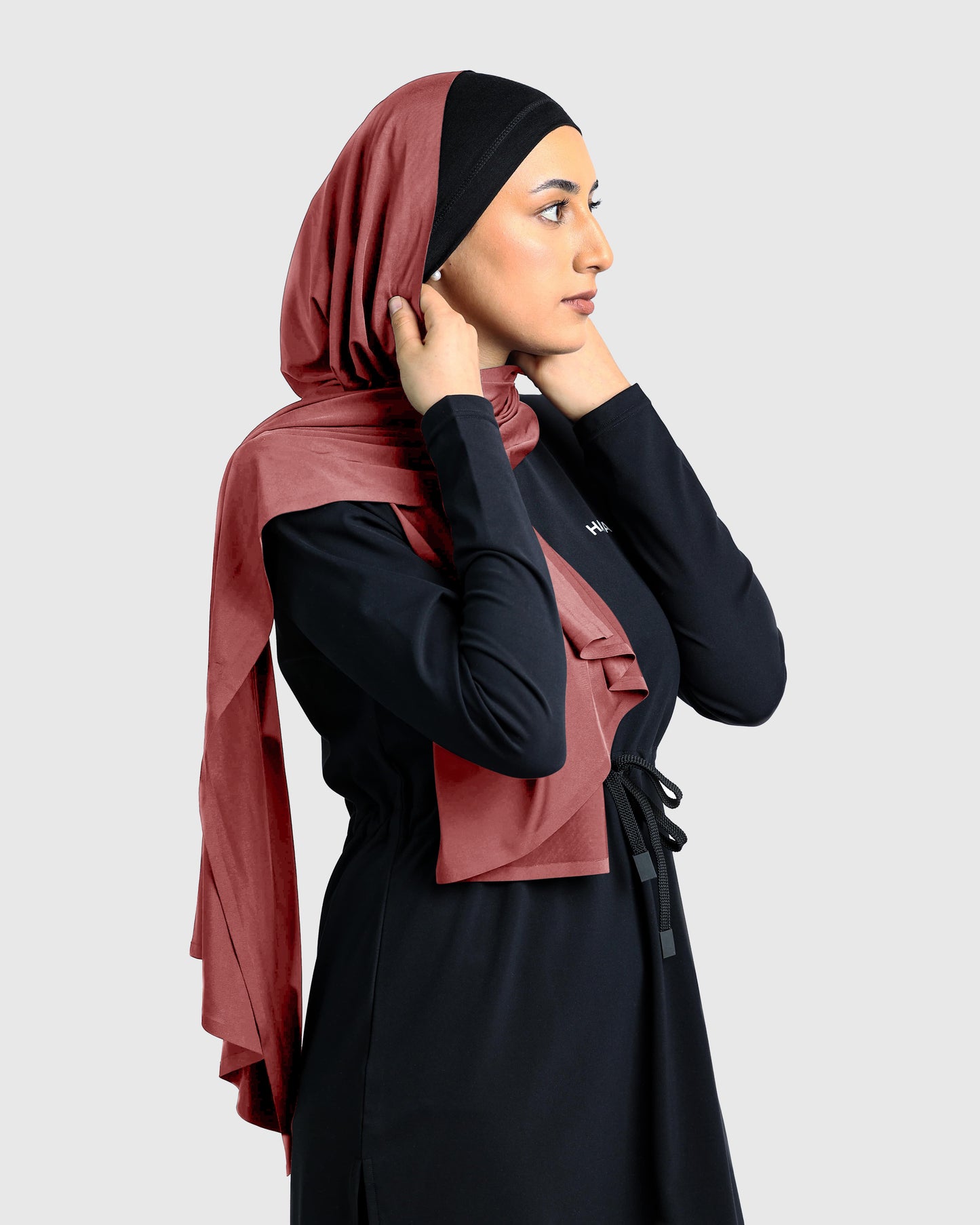 Sports Hijab - Burgundy