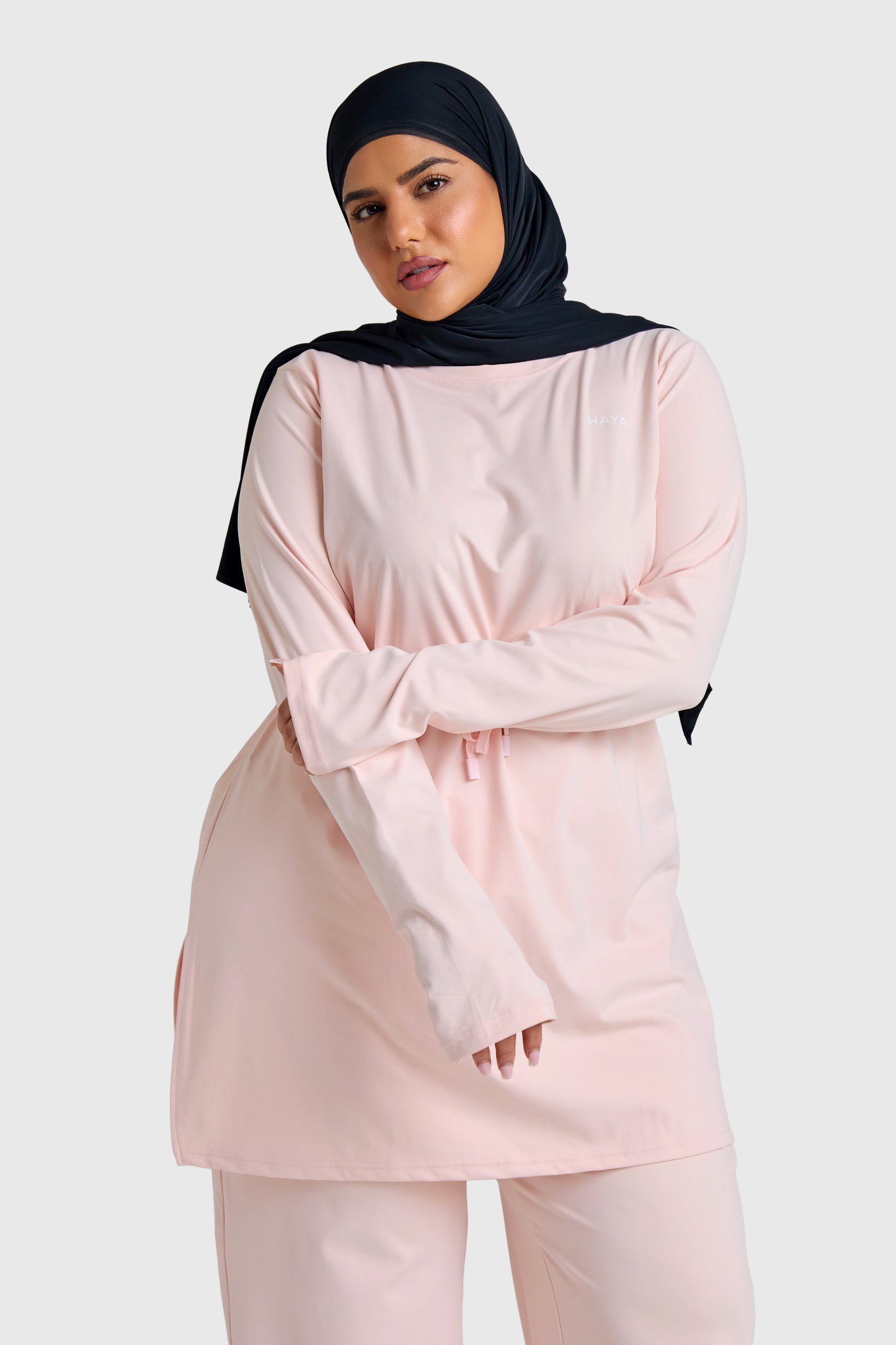 Modest Active Top - Pink
