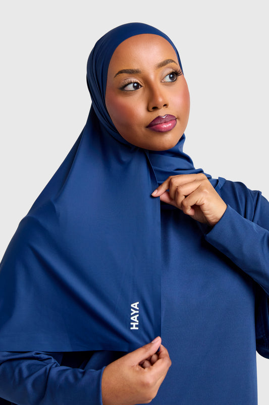 Sports Hijab - Navy