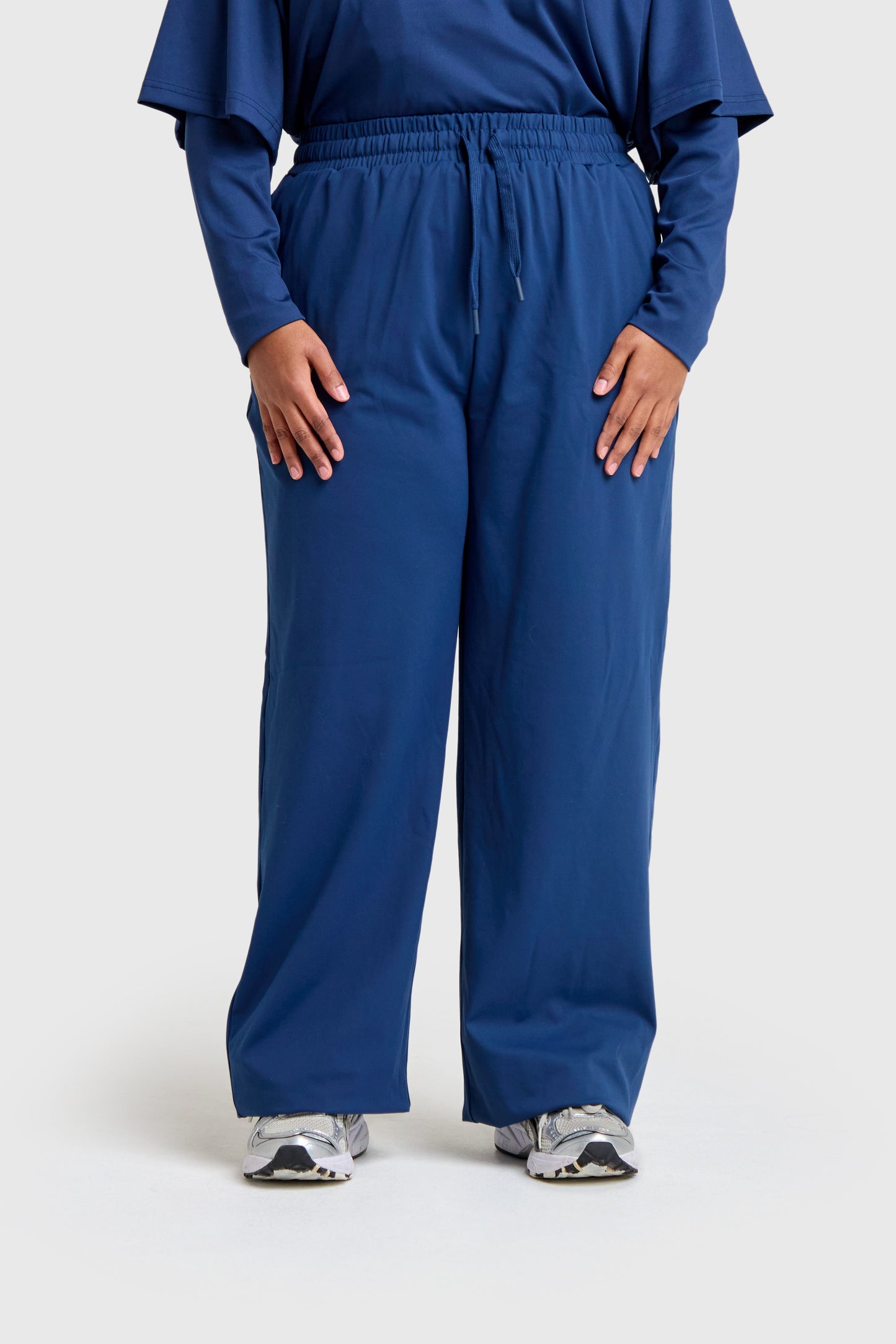 Wide Leg Pant - Navy