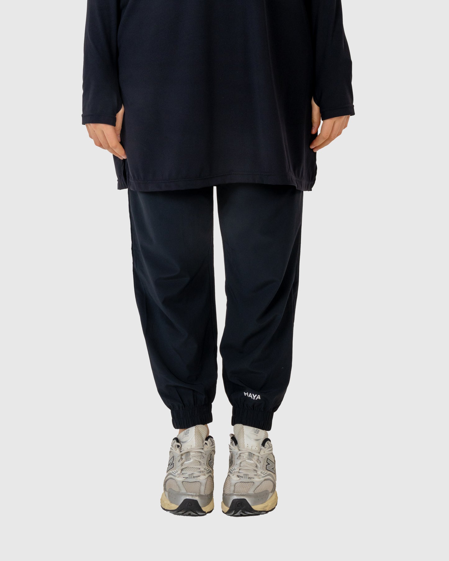 Oversized "Active Club" Tee - Black