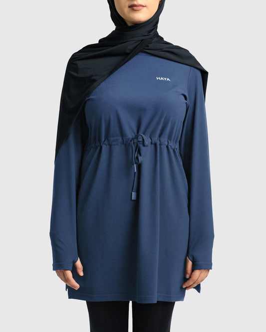 Modest Active Top - Navy