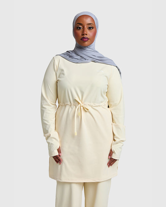 Modest Active Top - Butter Yellow