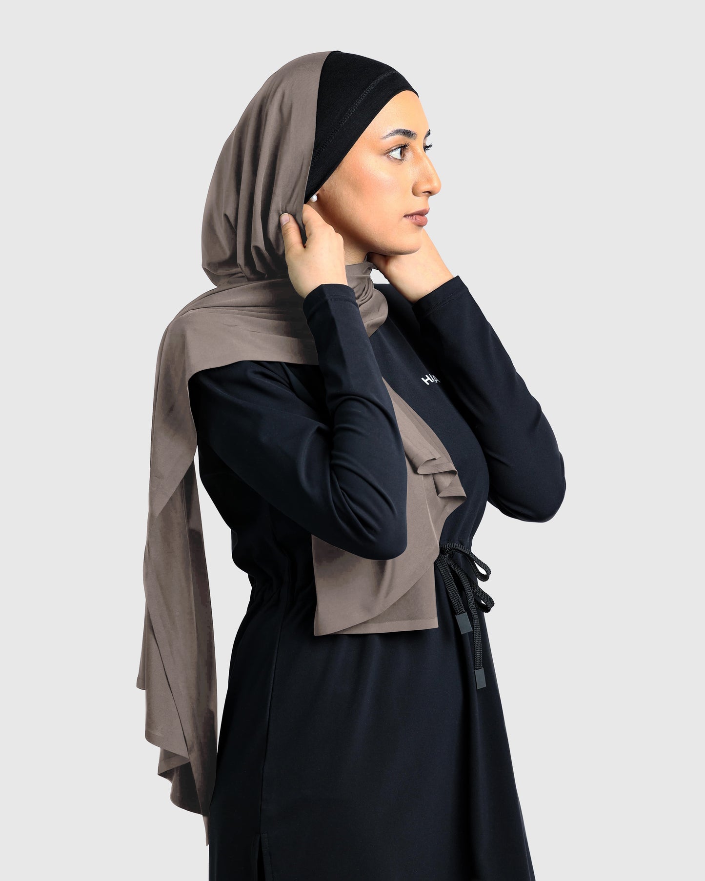 Sports Hijab - Coffee Brown