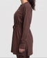 CottonMotion Modest Active Top - Espresso Brown