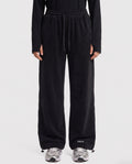 CottonMotion Wide Leg Pant - Black