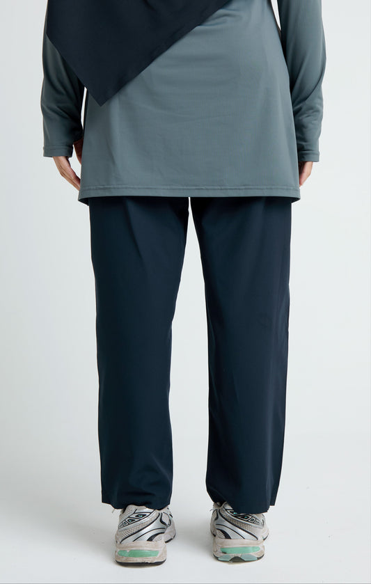 "Active Club" Straight Training Joggers - Black