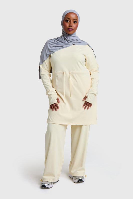 Modest Active Top - Butter Yellow