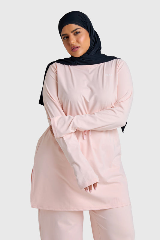 Modest Active Top - Pink