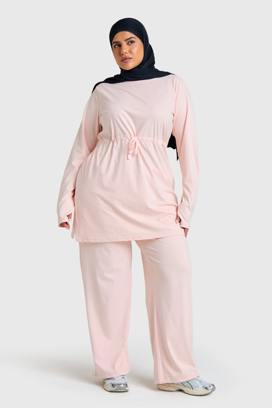 Modest Active Top - Pink