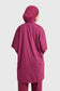 Oversized Active Tee - Burgundy