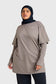 Oversized Active Tee - Coffee Brown