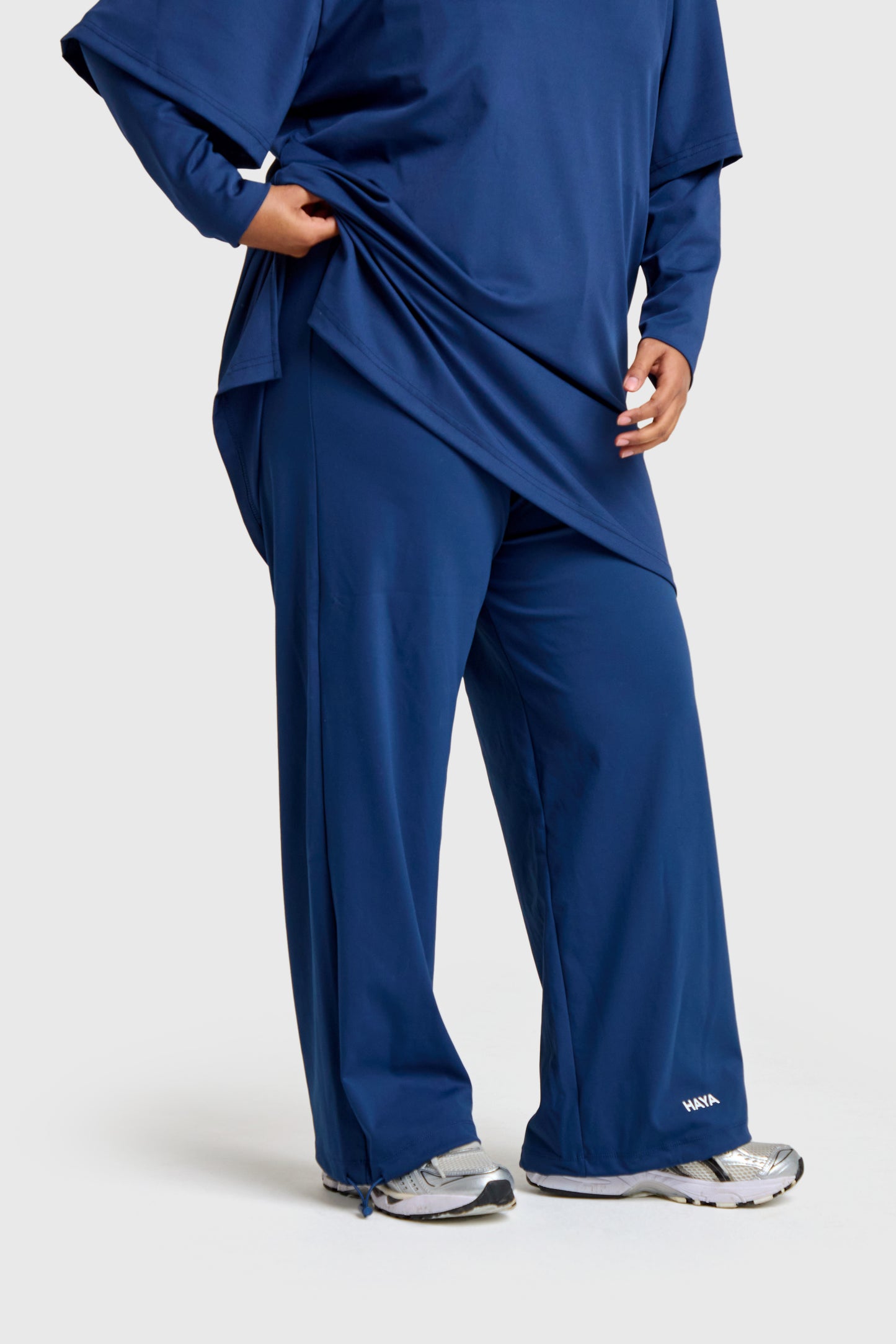 Wide Leg Pant - Navy