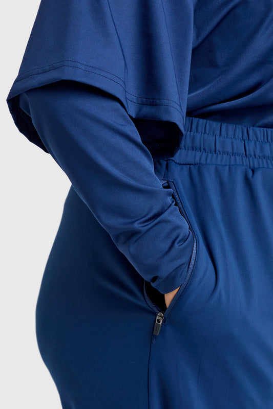 Wide Leg Pant - Navy