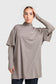 Oversized Active Tee - Coffee Brown