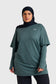 Oversized Active Tee - Charcoal Grey