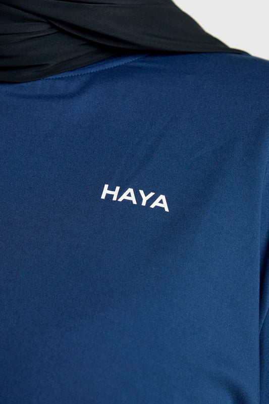 Oversized Active Tee - Navy