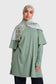 Oversized Active Tee - Matcha Green