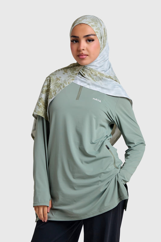 Essential Training Top - Matcha Green