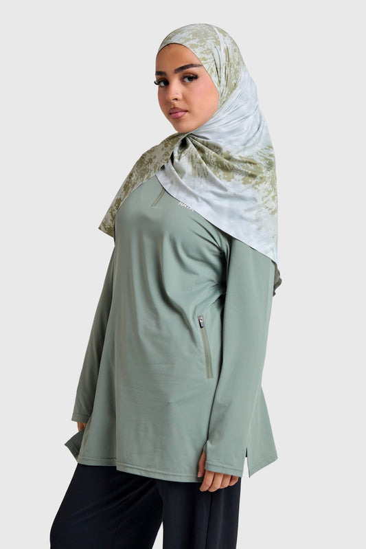 Essential Training Top - Matcha Green