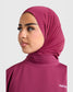 Sports Hijab - Burgundy