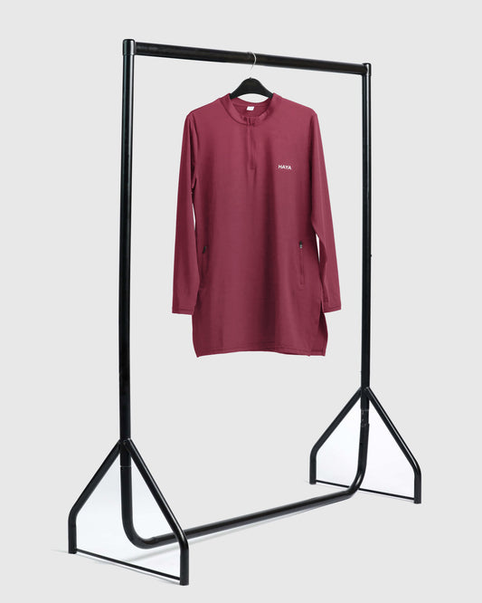 Essential Training Top - Burgundy