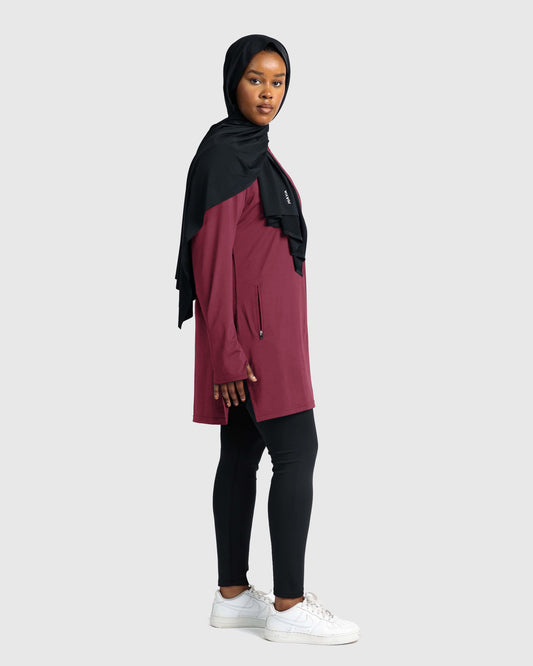 Essential Training Top - Burgundy