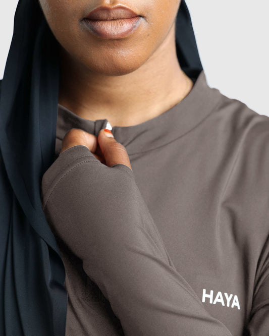 Essential Training Top - Coffee Brown