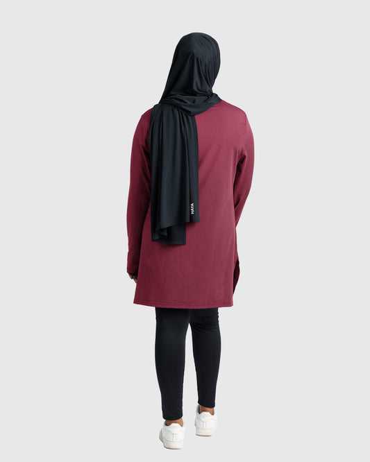 Essential Training Top - Burgundy