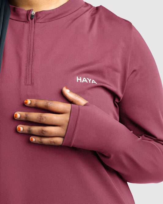 Essential Training Top - Burgundy