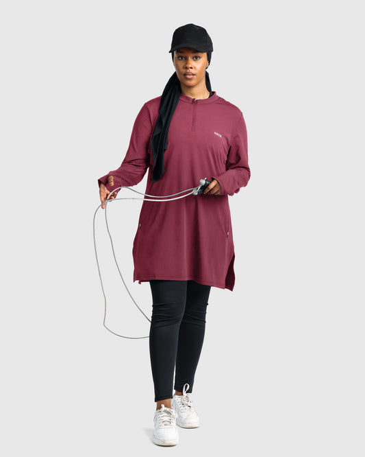 Essential Training Top - Burgundy