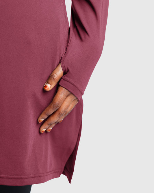 Essential Training Top - Burgundy