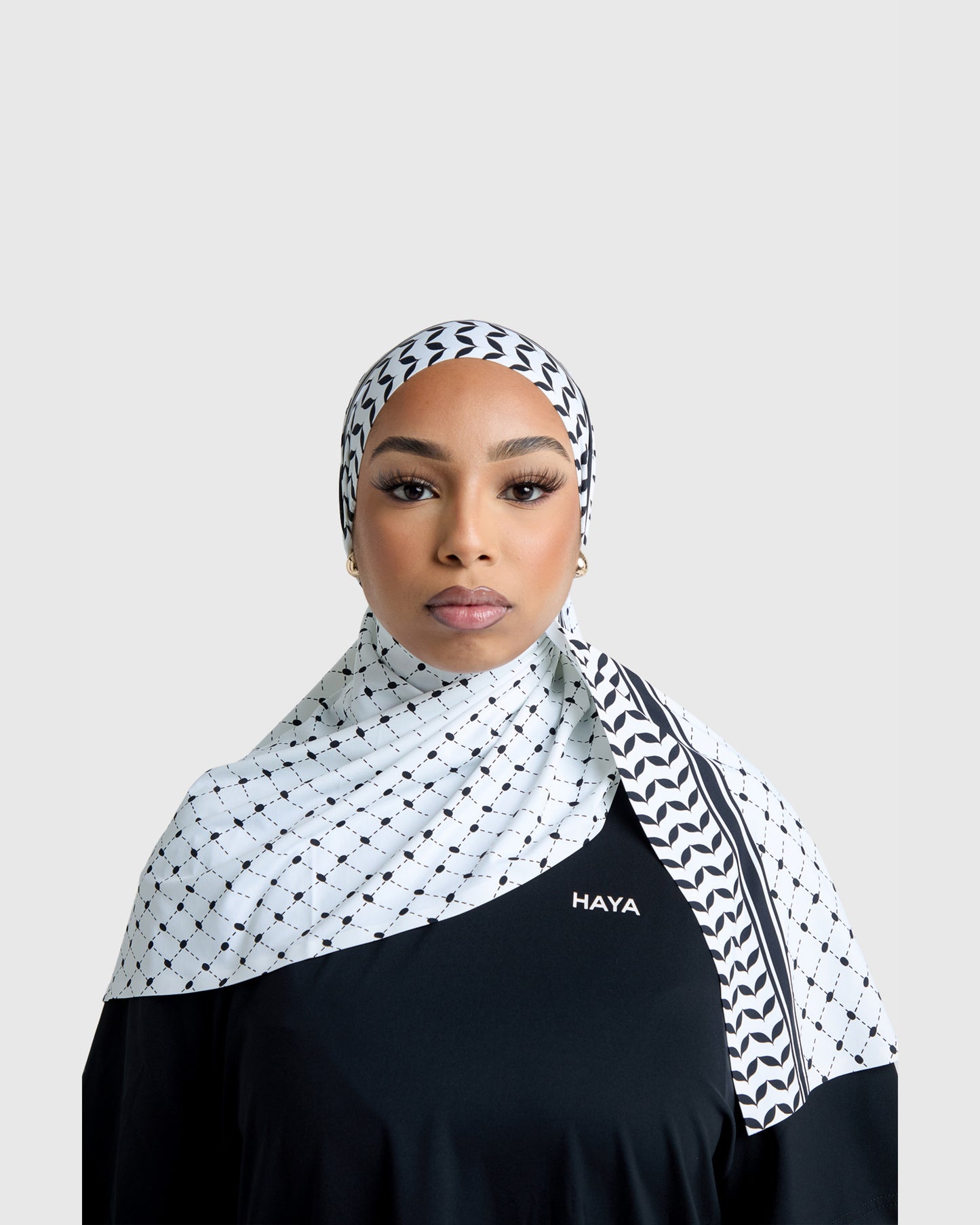 Sports Hijab - Keffiyeh (% given to Palestine🇵🇸)
