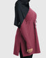 Modest Active Top - Burgundy