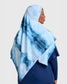Printed Sports Hijab - Ocean