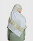 Printed Sports Hijab - Olive