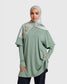 Oversized Active Tee - Matcha Green