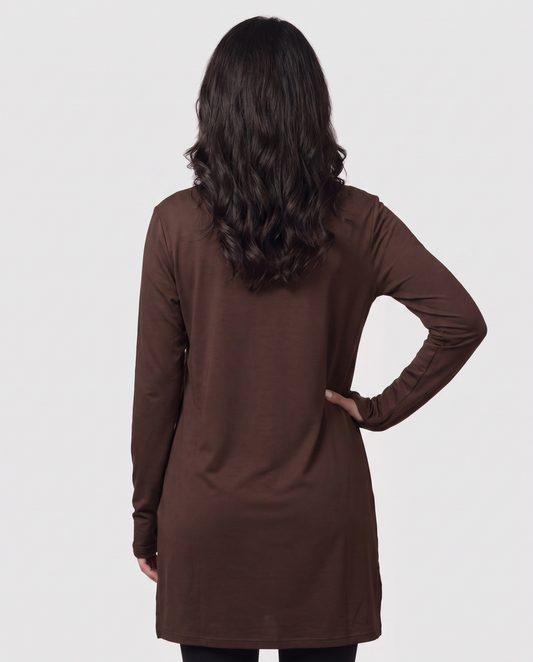 CottonMotion Essential Training Top - Espresso Brown