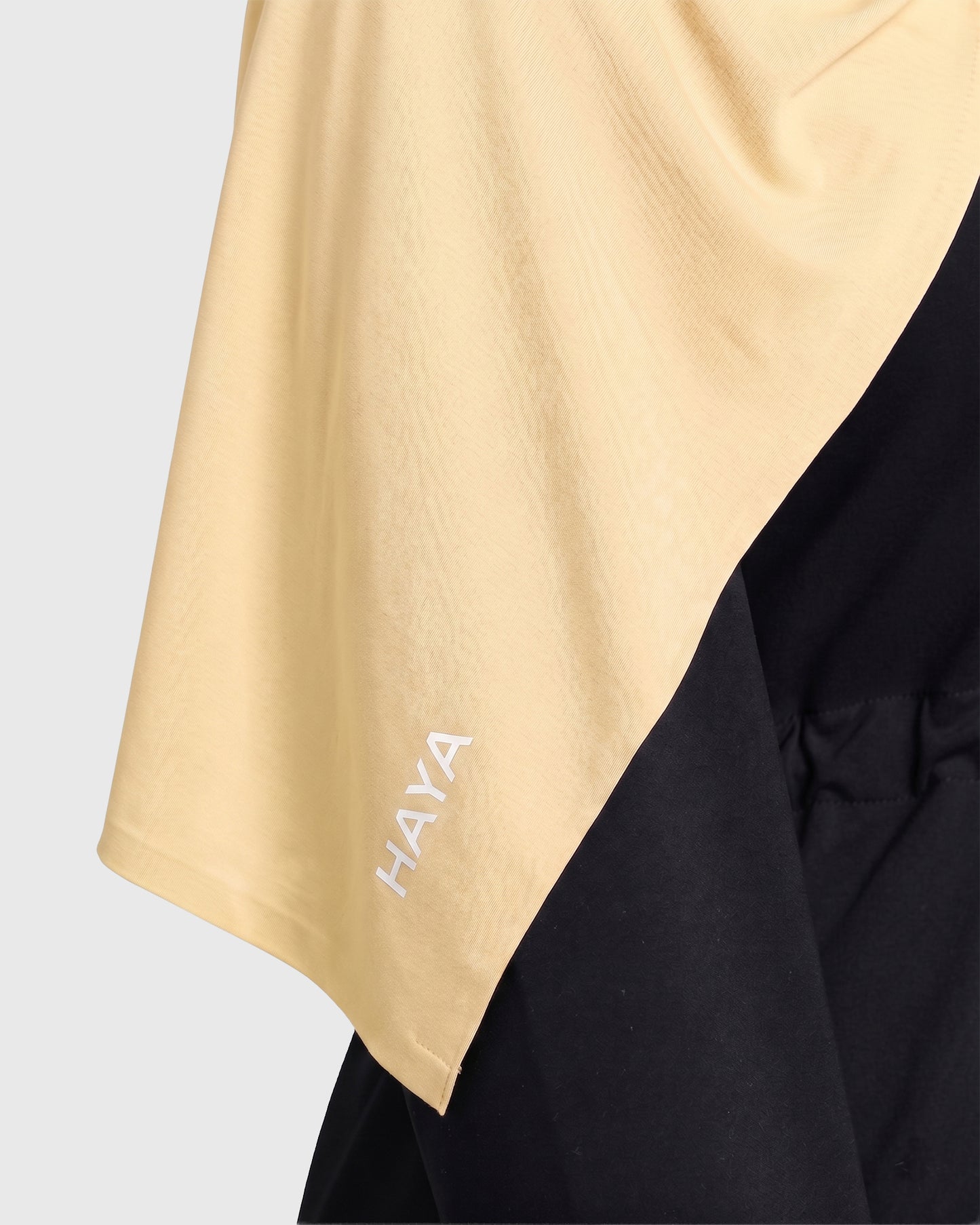 Sports Hijab - Butter Yellow