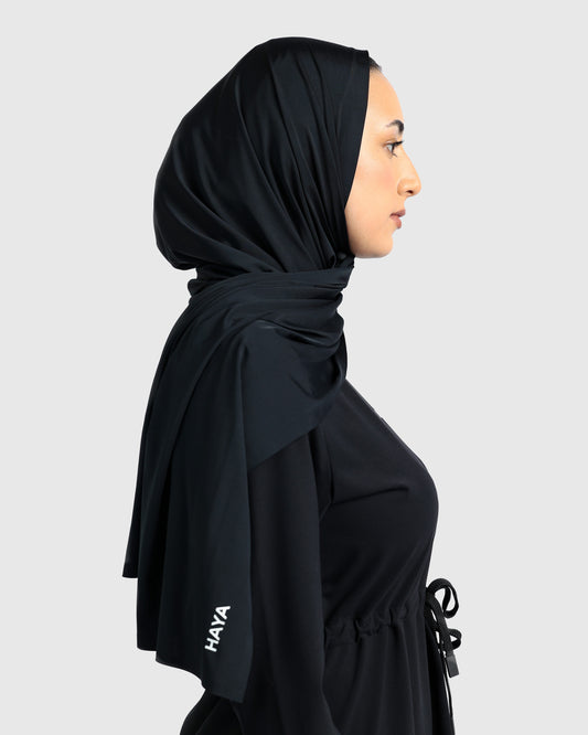 Sports Hijab - Black