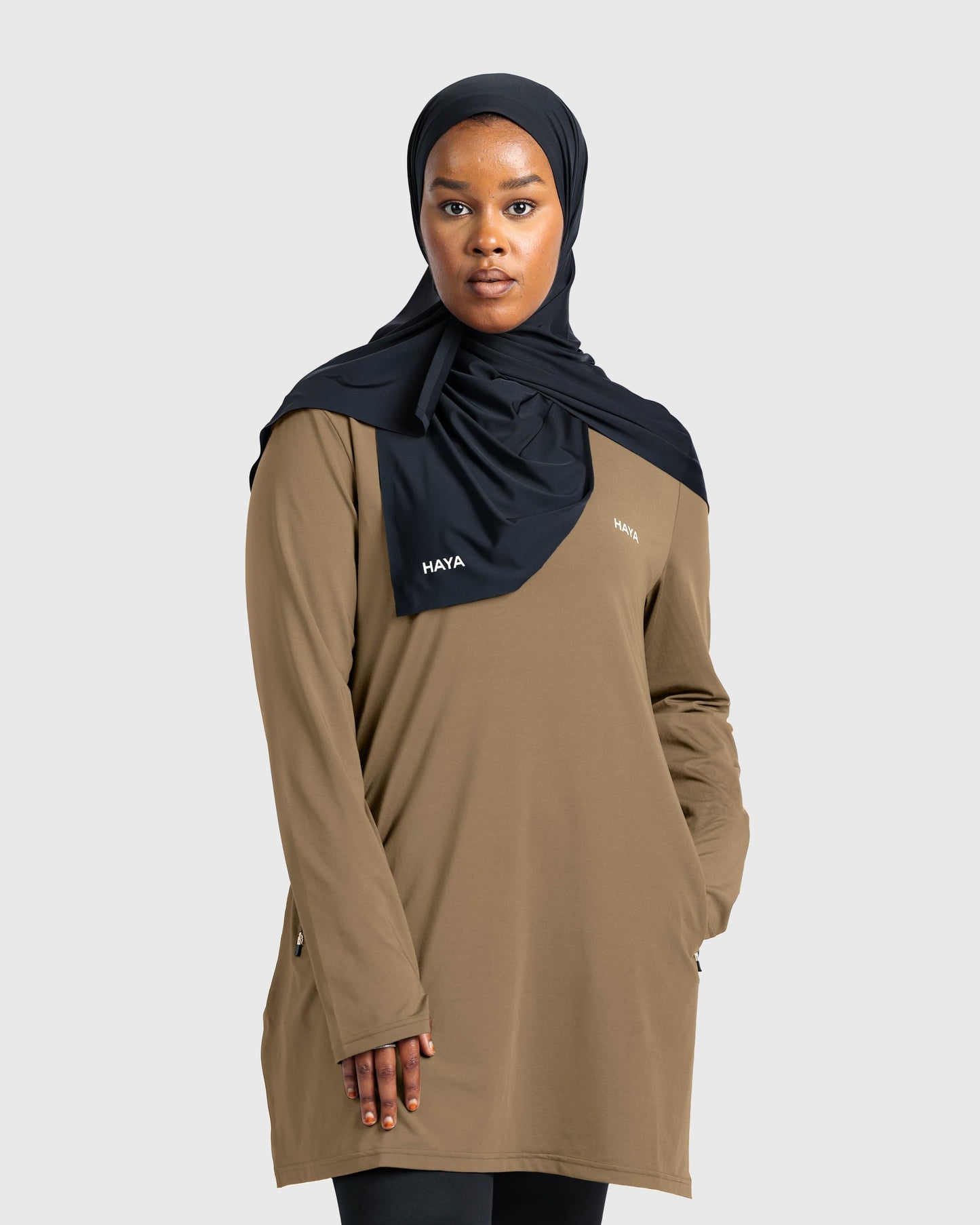 Essential Training Top - Camel Brown