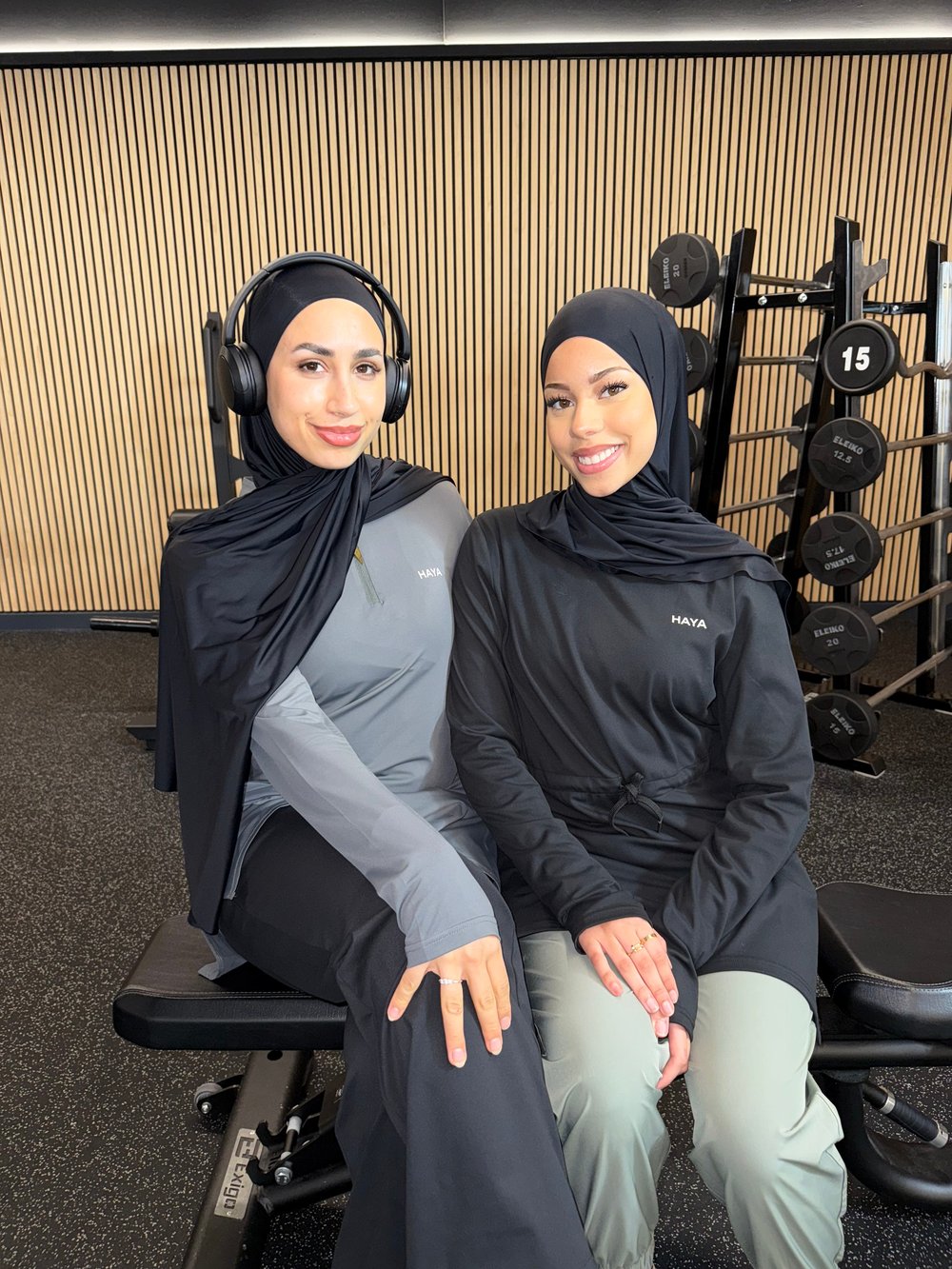 HAYA community member wearing HAYA activewear